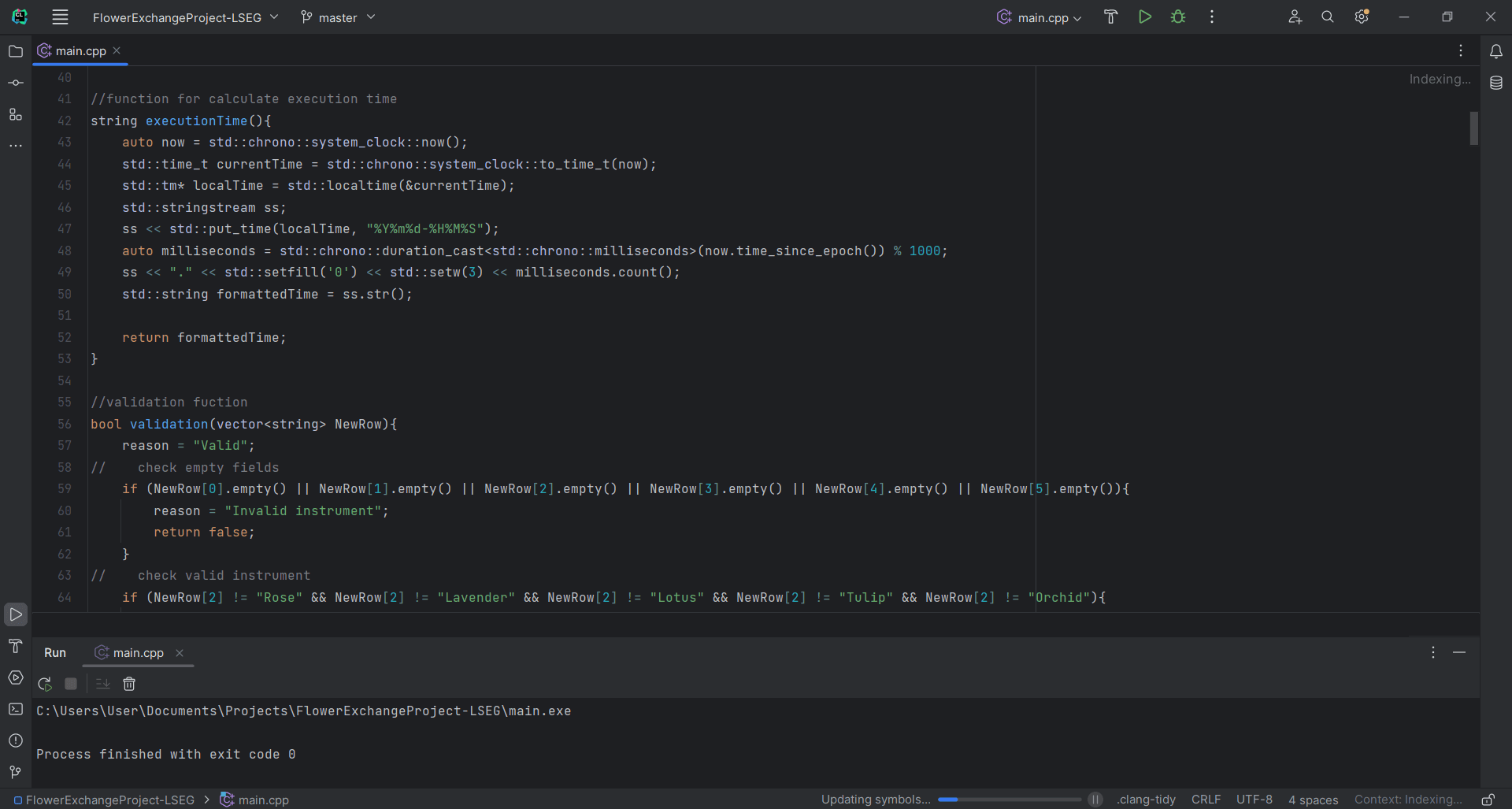 Flower Trading System
